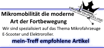 mein-Treff  empfohlene Artikel Mikrofahrzeuge